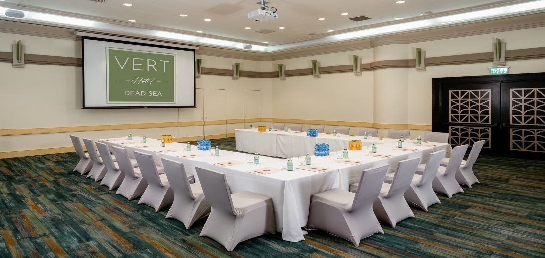 Eventos y Conferencias en el Hotel VERT Mar Muerto