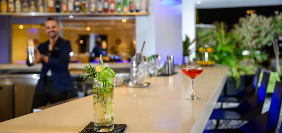 Bar rooftop del Hotel Poli House